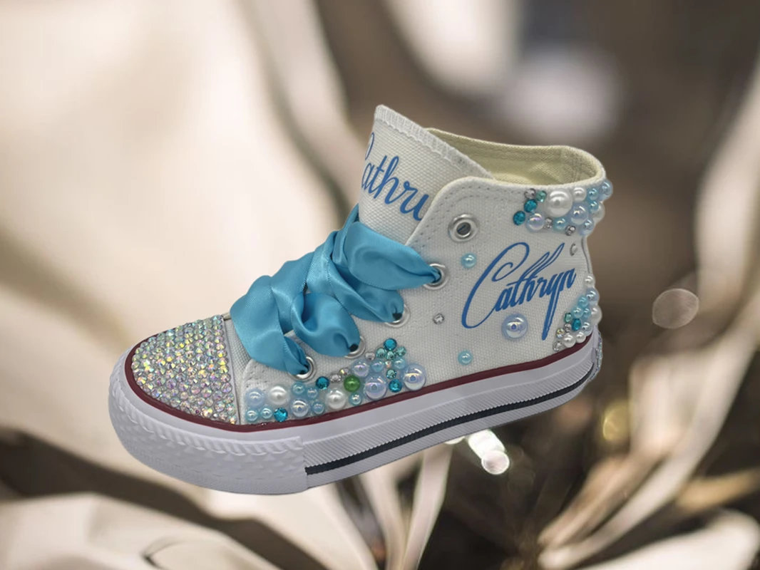 Zapatos de diseño personalizado con cualquier nombre para niños