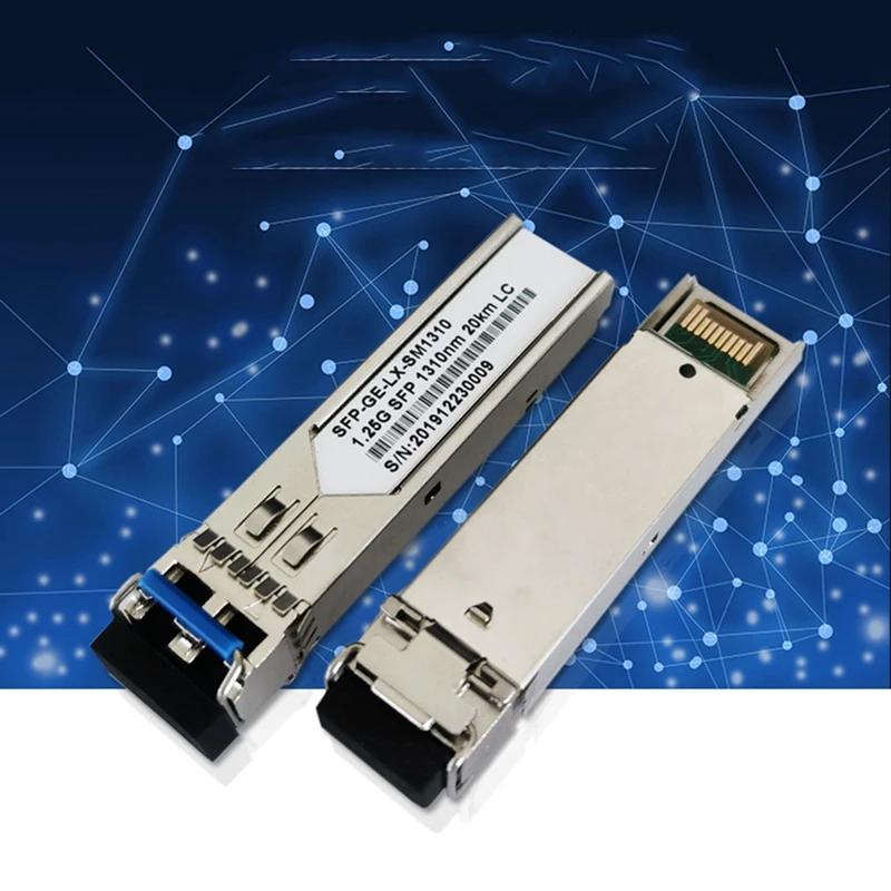 SFP 광 모듈 기가비트 단일 모드 광 모듈, 화웨이 H3C 용, SFP-GE-LX-SM1310 20km, 듀얼 파이버 1.25G