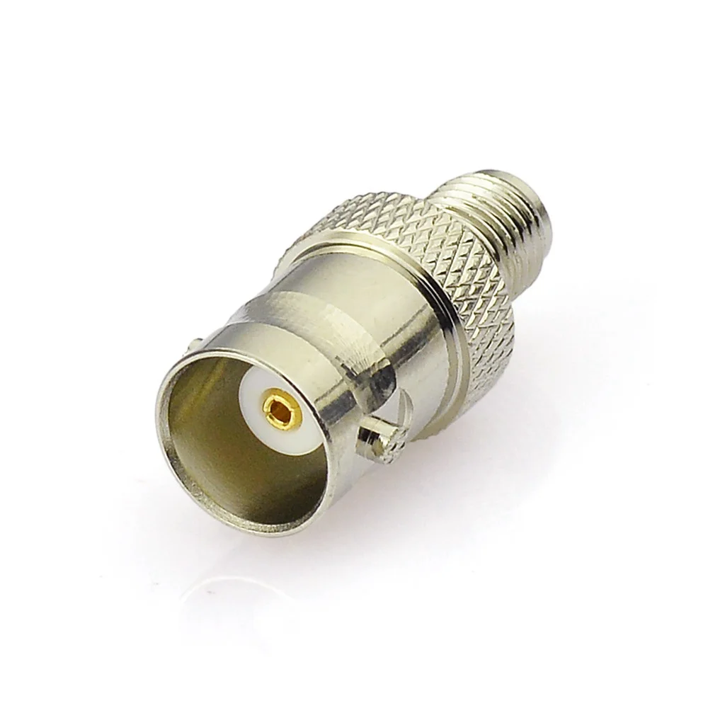 

Superbat 50ohm Nickel Plated SMA-BNC Adapter SMA Jack to BNC Female Straight RF Coaxial Connector