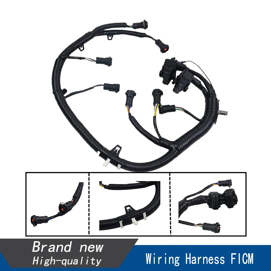 Powerstroke FICM Fuel Injector Wiring Harness 5C3Z9D930A Fits Ford Super Duty 6.0L 04-07 Diesel engineReplaces Part 5C3Z-9D930-A