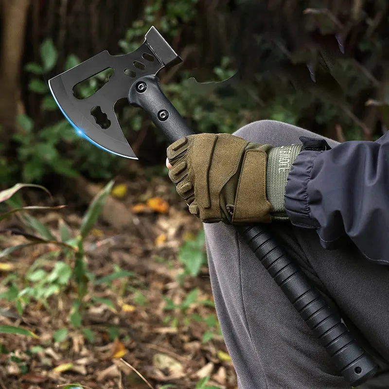 Logging Axe Camp Multi functional Axe High Manganese Steel Engineer Axe Survival Tactics Pioneer Axe 5