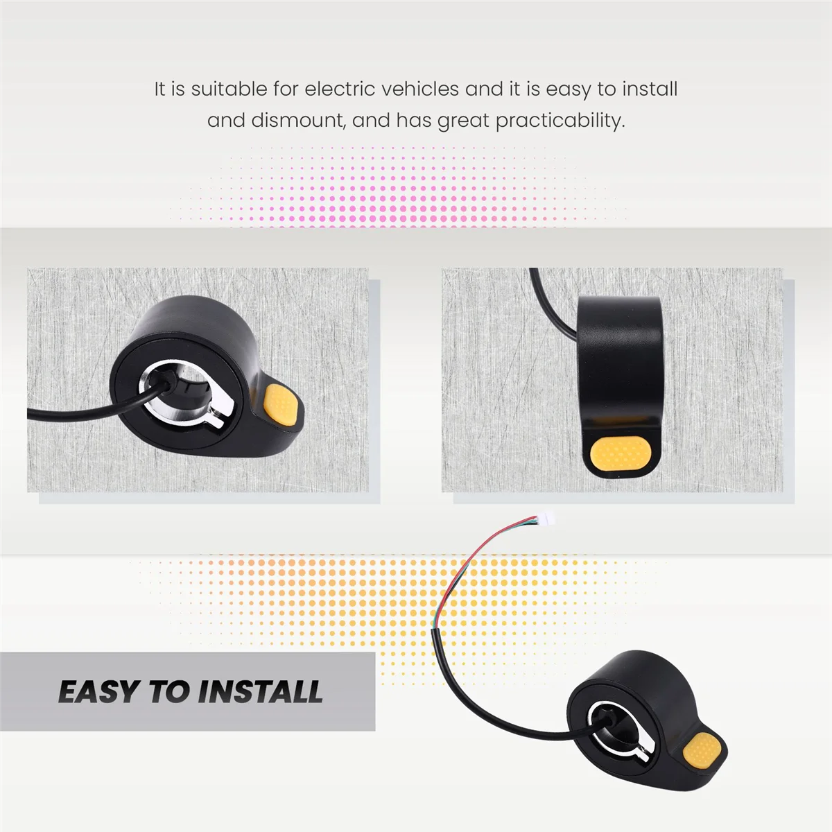 Hoverboard Throttle Booster Accelerator for Ninebot MAX G30 Electric Scooter Finger Transfer Kits