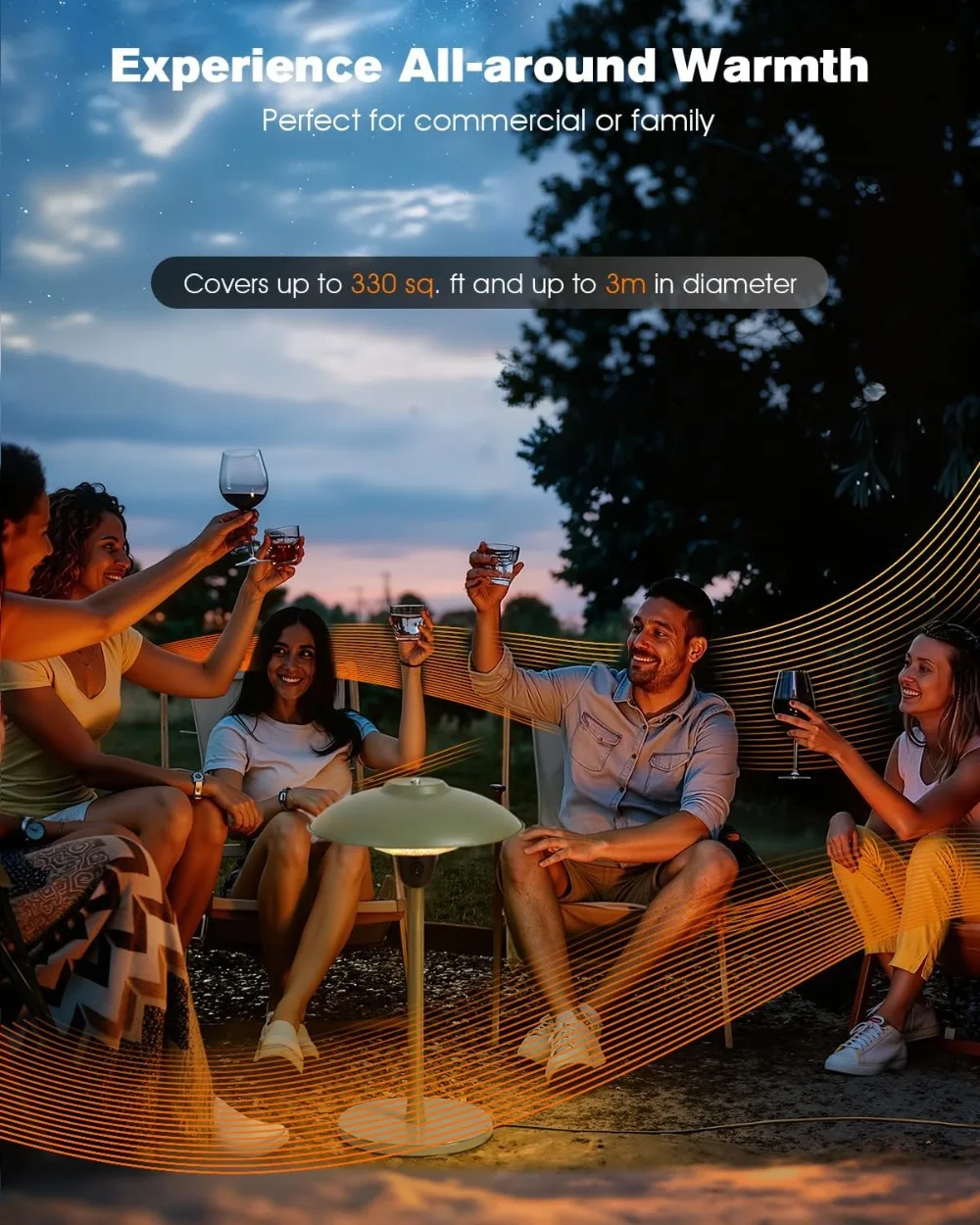 1500W Outdoor Electric Heater 5