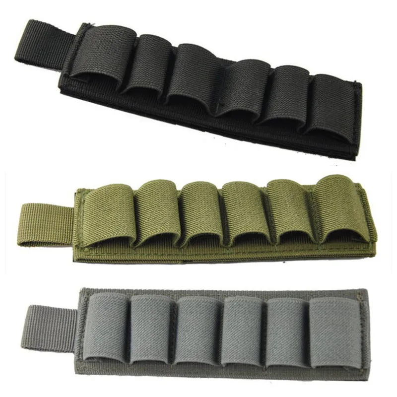 Tactical Shotgun Shell Holder with Adhesive Backing for Hunting