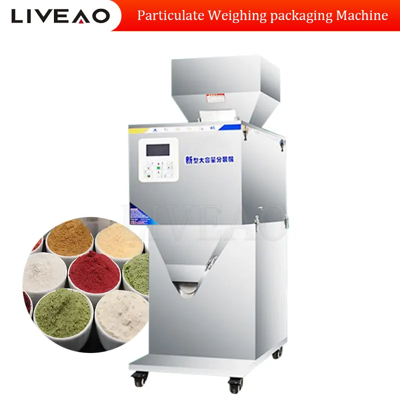 

Automatic Weight Powder Grain Spices Bean Coffee Tea Particle Filling Packaging Packing Machine