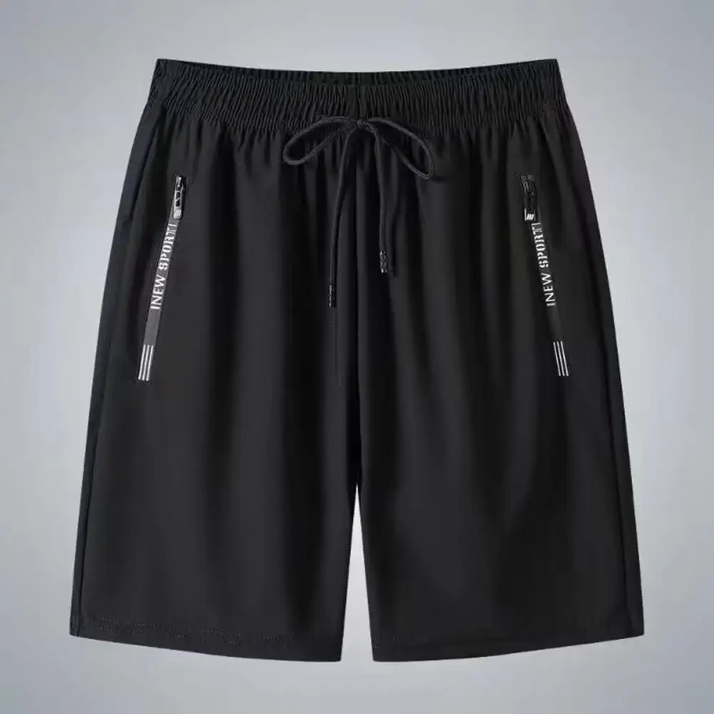 

Summer Beach Shorts for Men Men Street Style Shorts Stylish Men's Summer Beach Shorts with Elastic Waistband Zipper for Casual