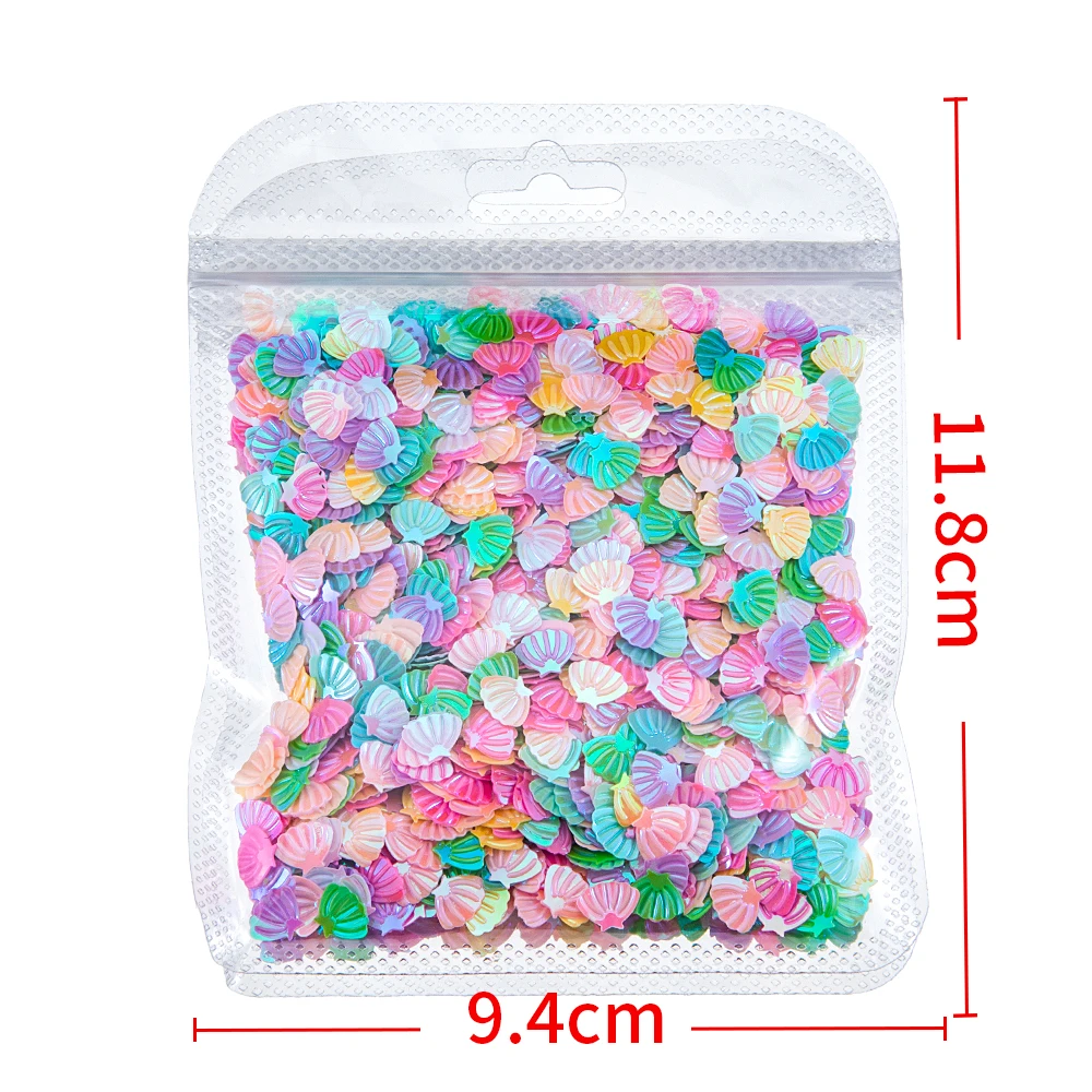20G Glitzer Herz Stern Buchstabe Muschel Glitzer Pailletten für Epoxidharz Füllmaterial für DIY Schmuckherstellung Silikonform – Detail 4