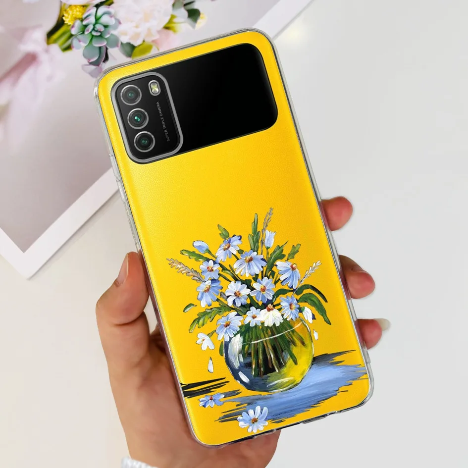 Fashion Marble Butterfly Soft Silicone Phone Case Cover, Compatible with Xiaomi Poco Series