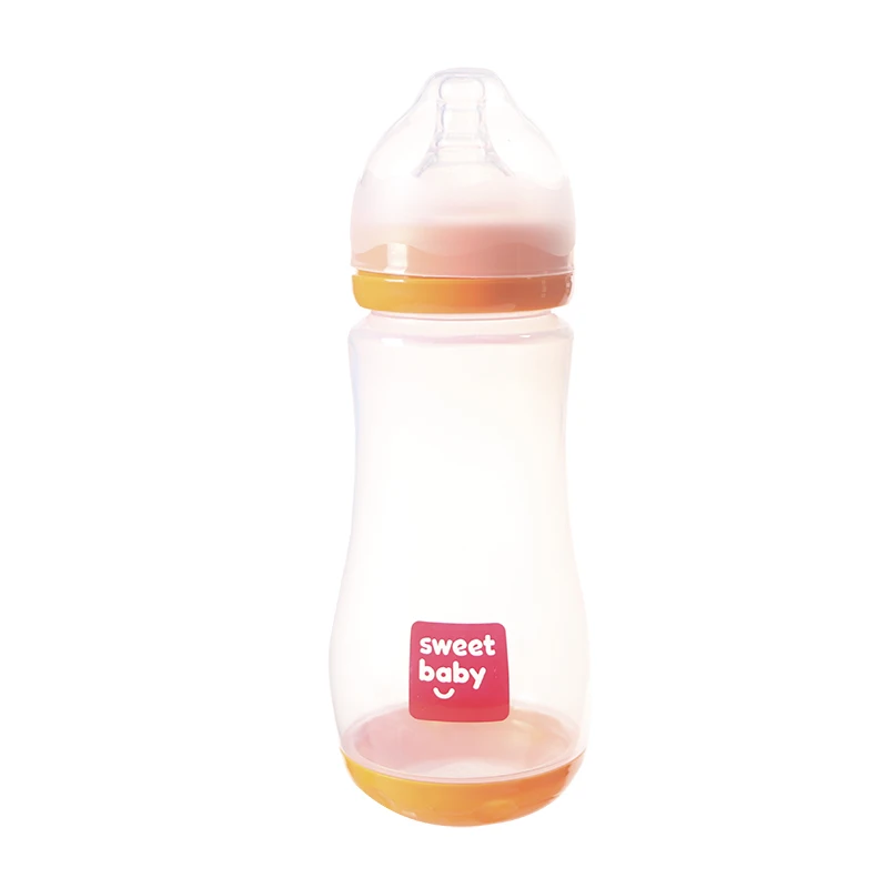 150/260/350ml Baby Bottle with Infant Wide-Caliber Baby Feeding Bottles Silicone Nipple Milk Water Drinking Bottles for Kid