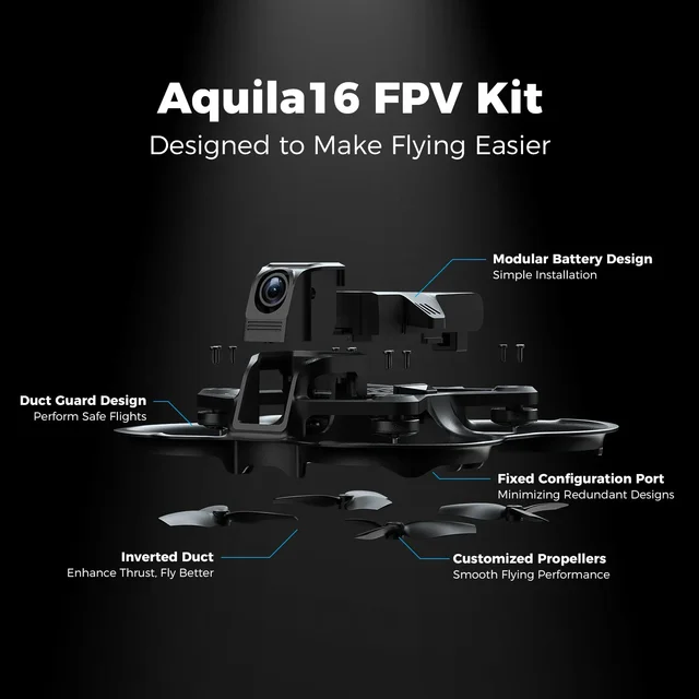 New Fpv Crossing Machine Diy Betafpv Aquila16 Fpv Kit Exclusive Battery Perform Lmmersive Fpv Flights 8 Minutes 200 Meter Gift 3