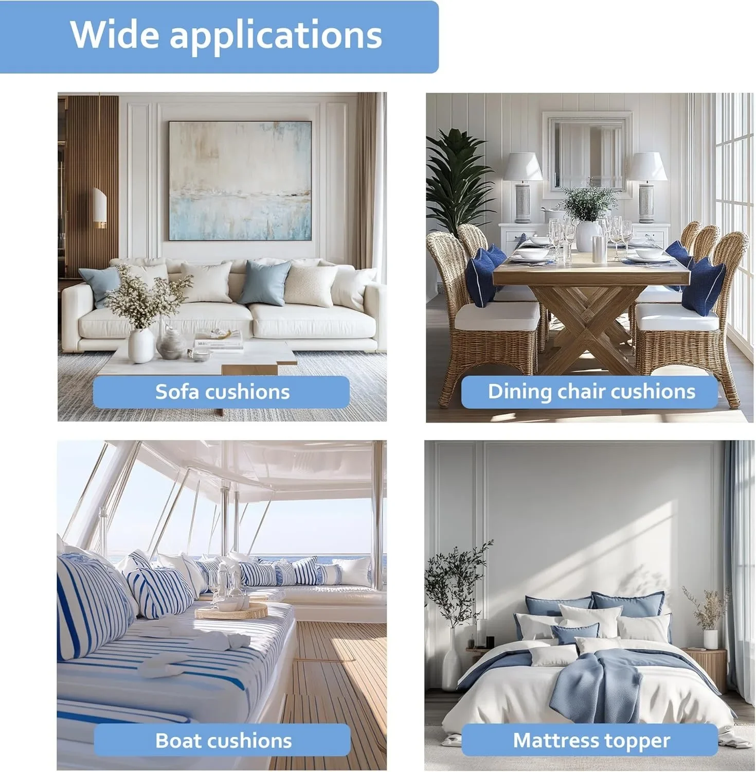 Mattress Bed Filler Foam Bed Extender Foam Headboard Pillow Closed Gap between Mattress Headboard and Wall Cushion Pad