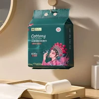 Serviette de visage suspendue épaisse et agrandie, jetable, démaquillante, douce, essuyage, 600g 4
