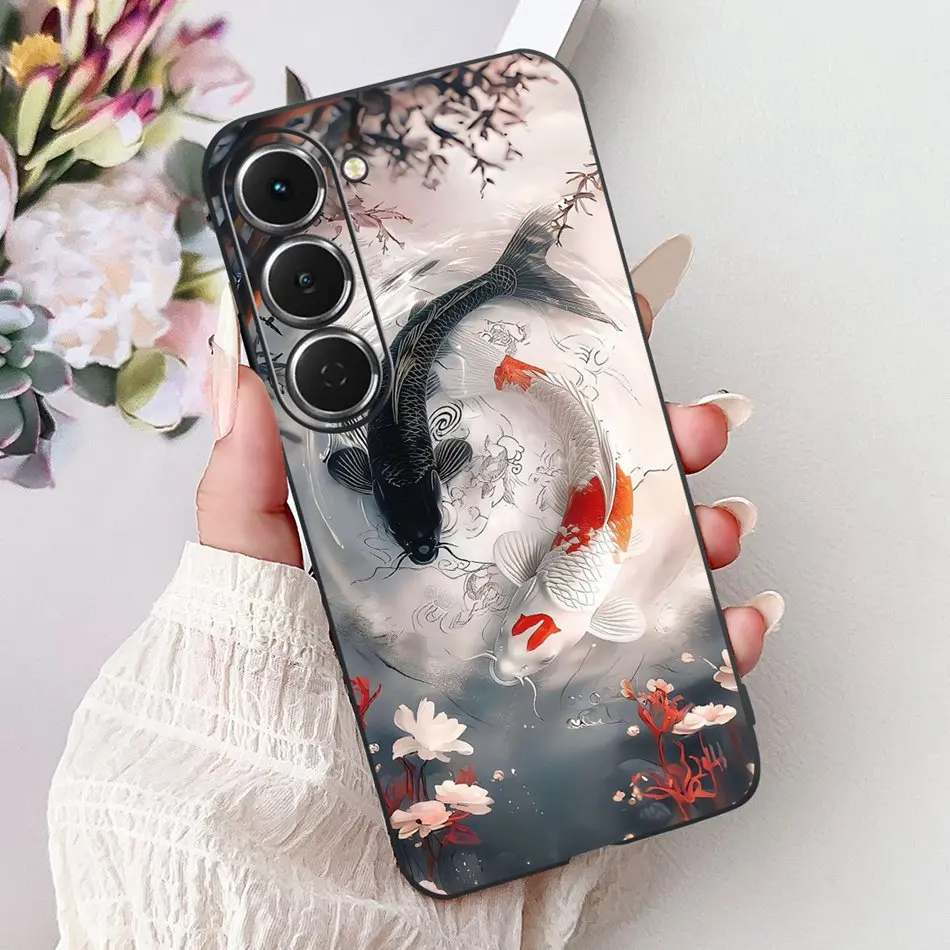 Cool Dragon Tiger Painted Soft Silicone TPU Phone Case for Tecno Spark 40 Series