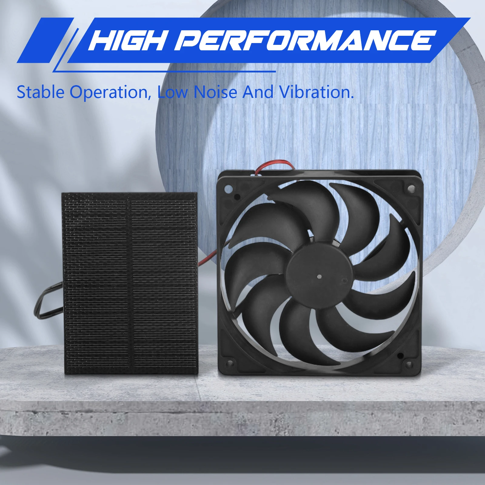 3 واط لوحة طاقة شمسية تعمل بالطاقة مروحة العادم 6...