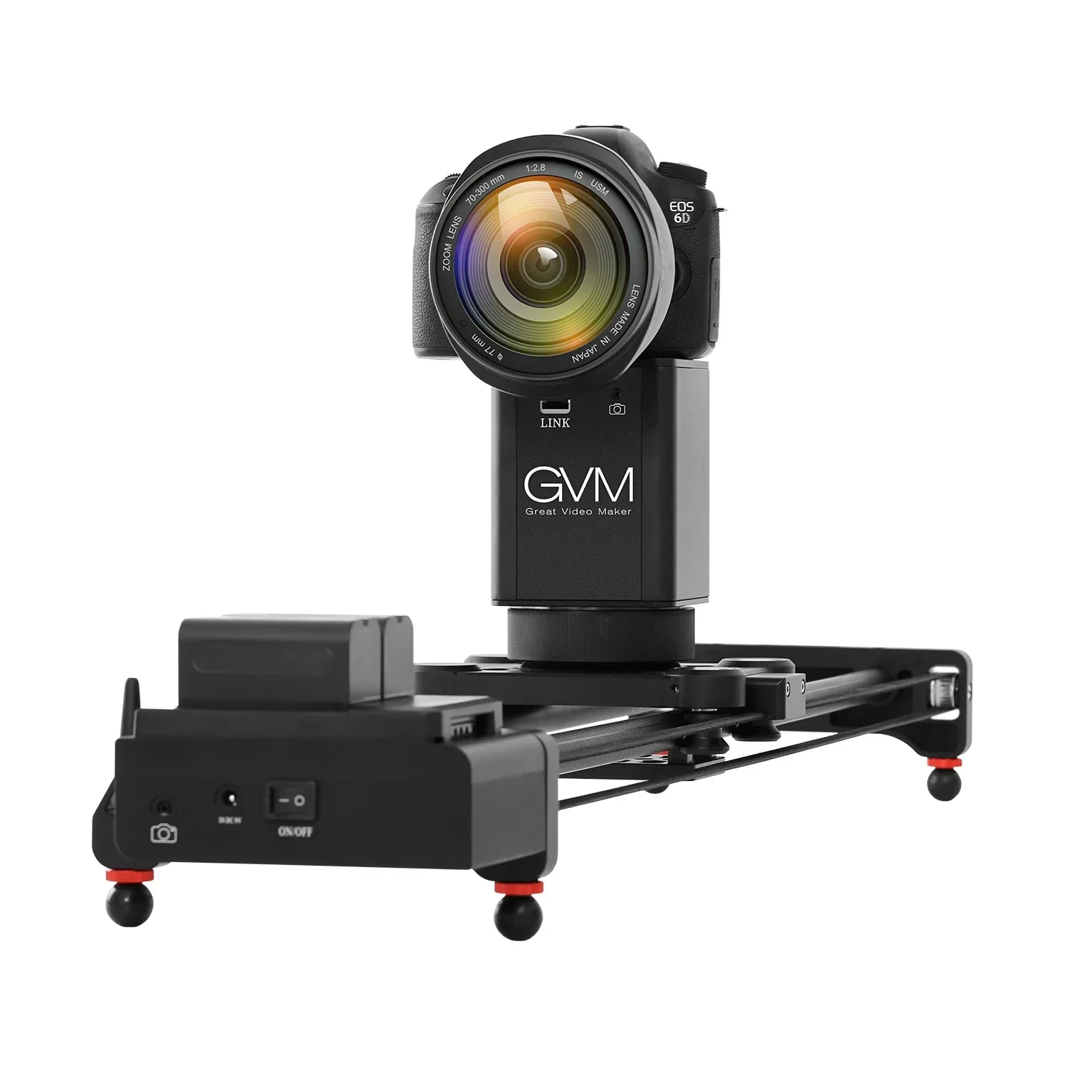 GVM-2D Professional Wireless Camera DSLR Slider Motorized Rail Dolly App Control Phone Video Shooting Low Noise