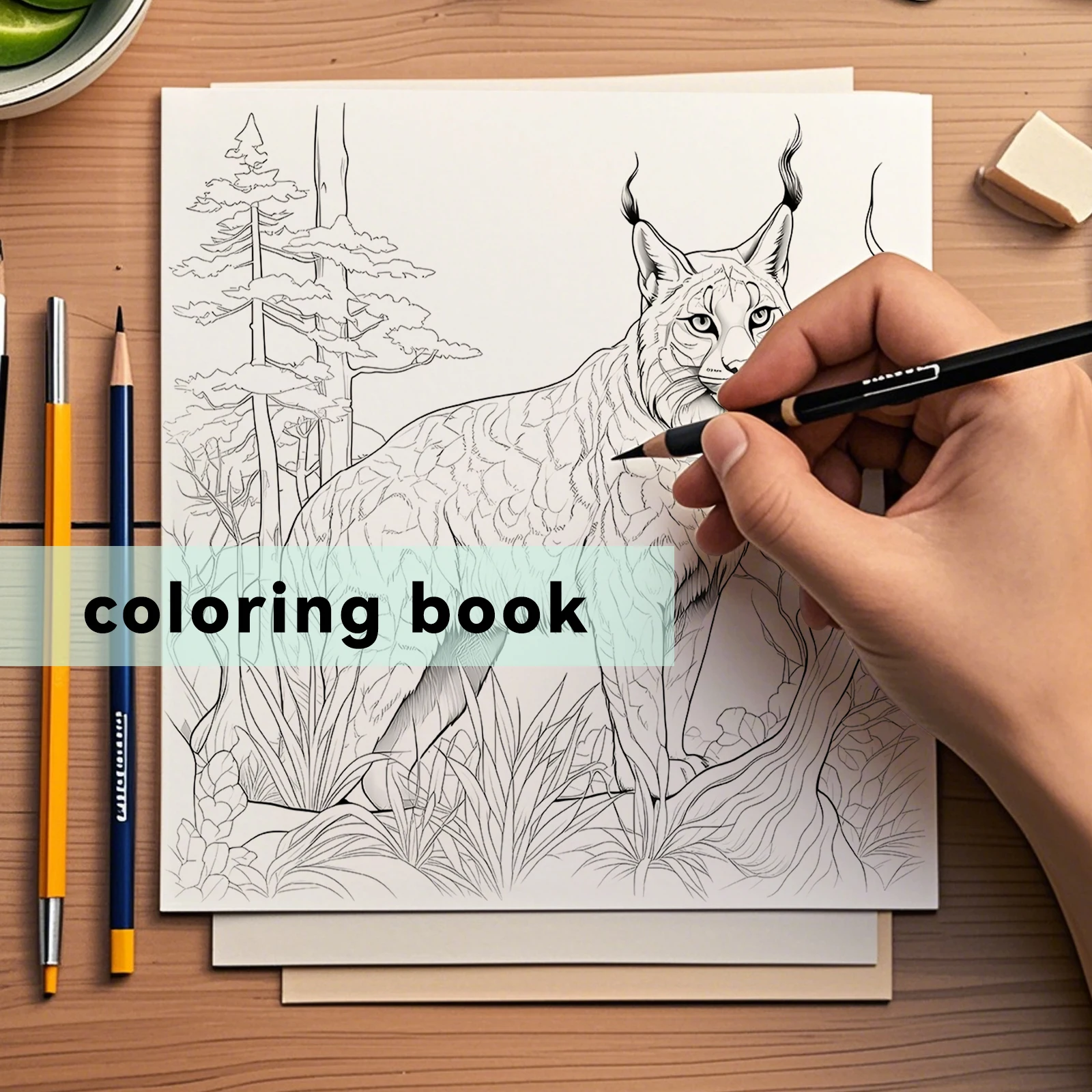 Adult Picture Book 24Pages Beautiful Cat Coloring Book Animal Patterns Gift For Holiday Birthday Party Graffiti Painting Drawing 6