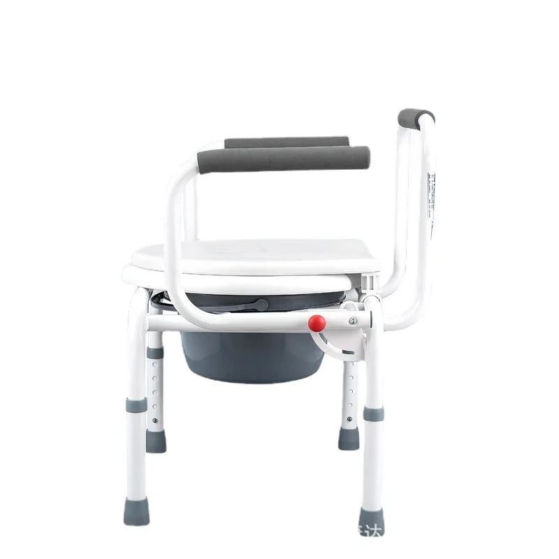 Disabled Medical Suppliers commode toilet chair Support with bedpan for the Elderly and Adults 3