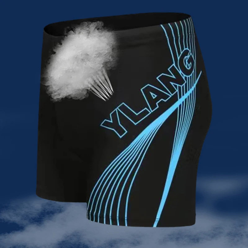 

Men Swim Shorts Quick-drying Swimming Trunks Elastic Summer Shorts Men Loose Casual Beach Wear Male Clothing 2023 Swim Pants