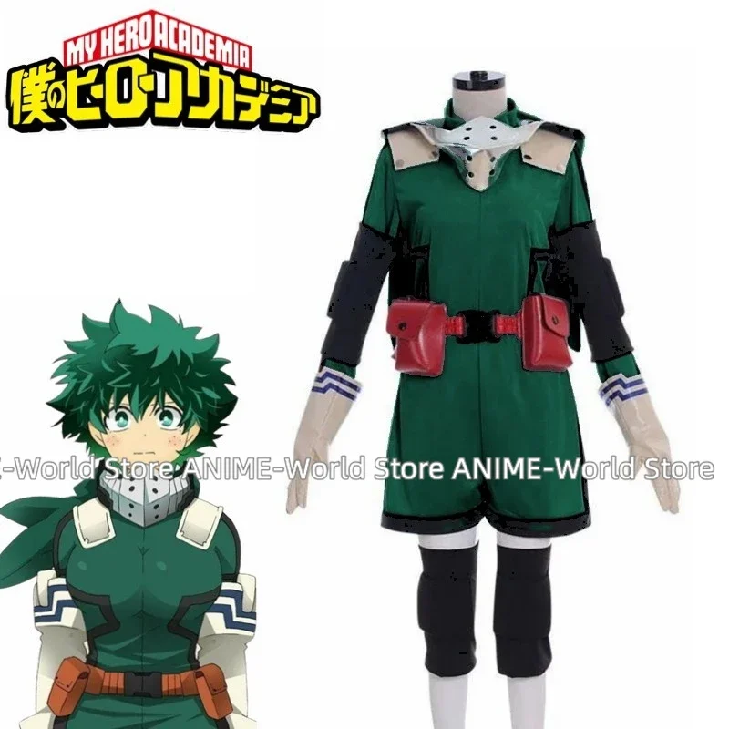 

Anime My Hero Academia Boku No Hero Akademia Female Izuku Midoriya Deku Halloween Cosplay Costume