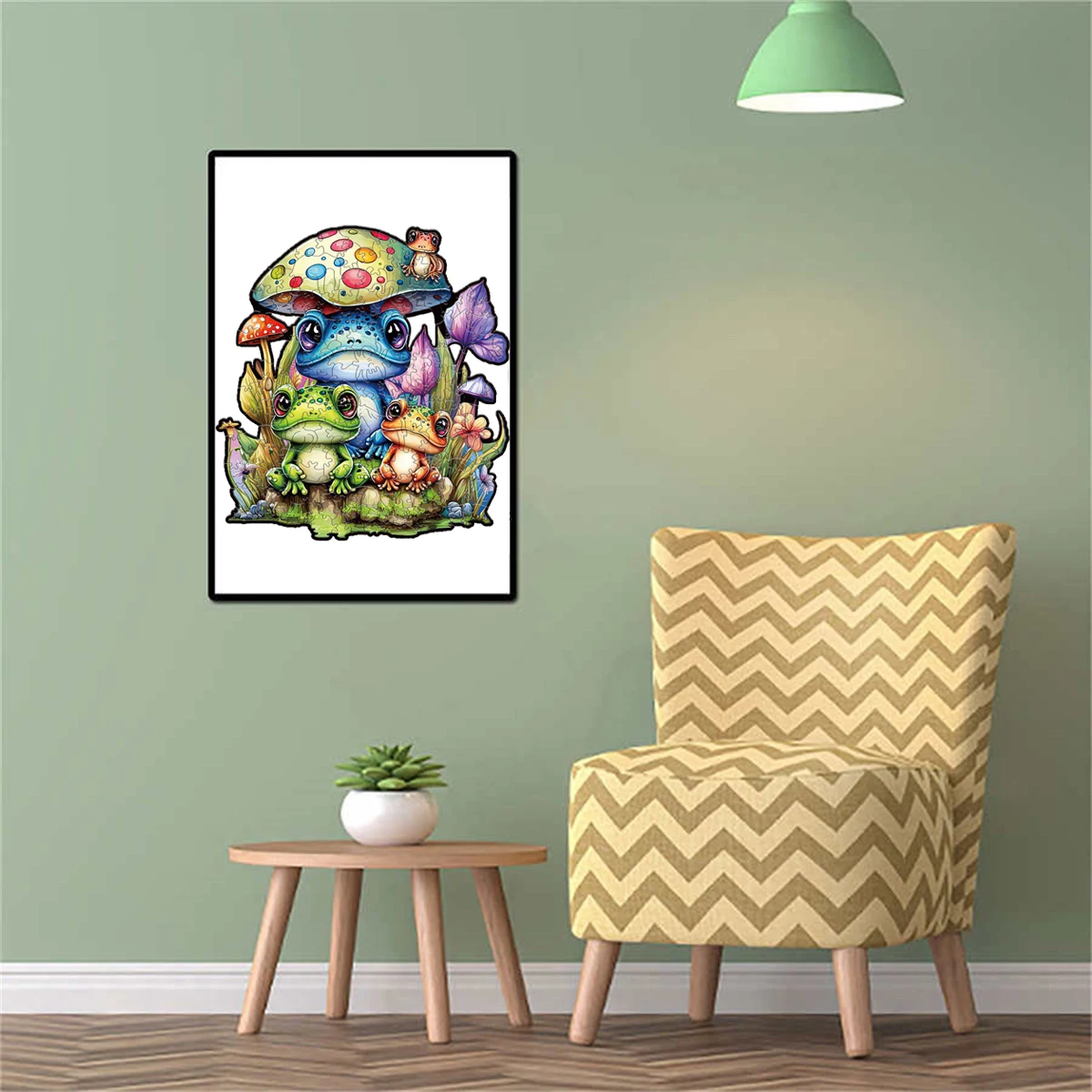 Jigsaw Puzzles jigsaw puzzles wooden jigsaw puzzles Lovely Frog Wooden Puzzles for Adults Kids Wood DIY Crafts Christmas Gift Intelligent Medium Difficulty Wooden Jigsaw Puzzle