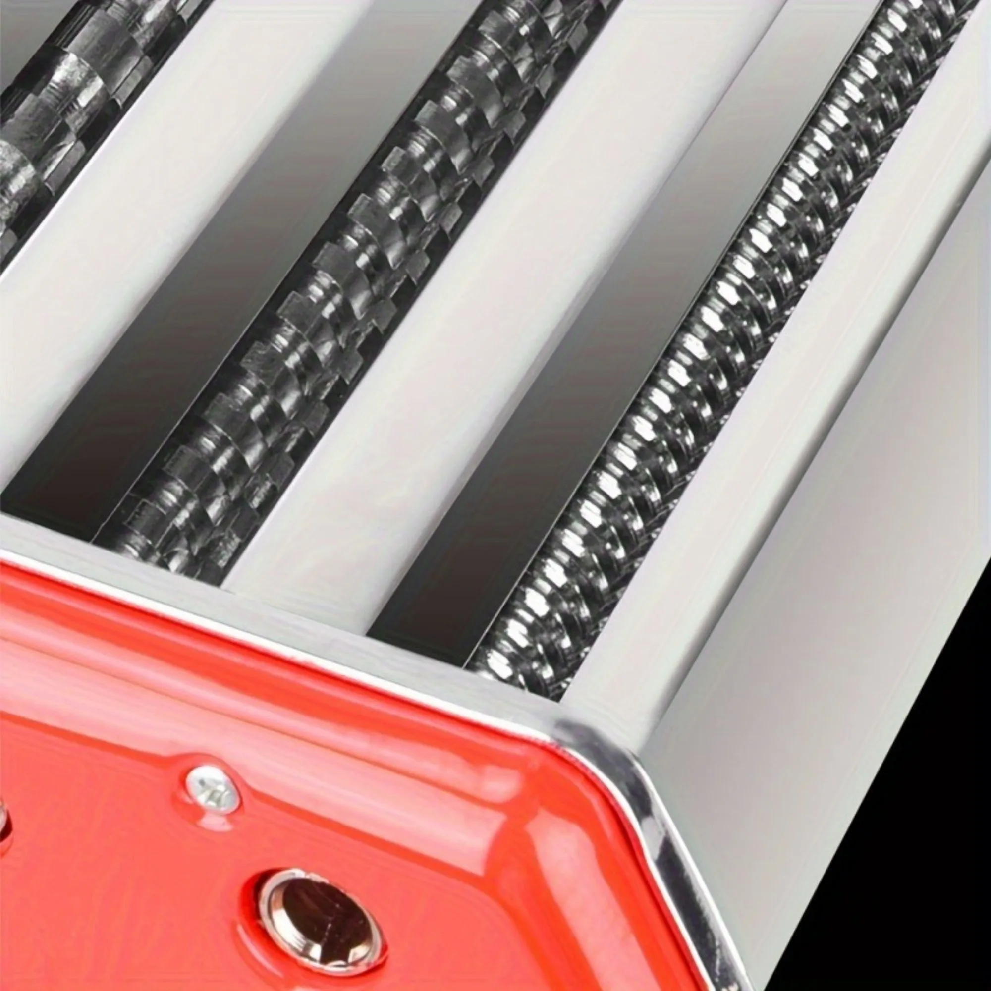 Manual Pasta Maker Machine with 6 Adjustable Thickness Settings-Hand Crank Double Cutter Roller for Spaghetti Fettuccine Nood noodle press pasta attachment