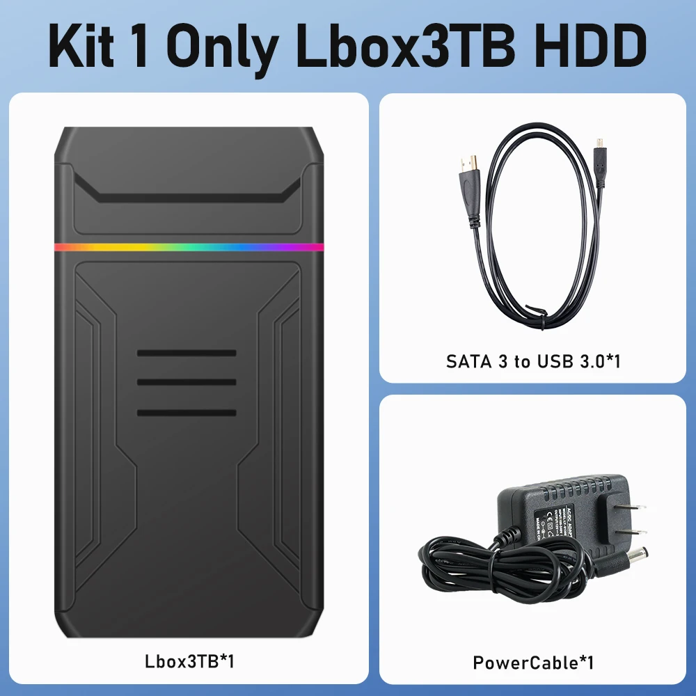 3TB Game Hard Drive Game Consoles For Xbox/PS4/PS3/PS2