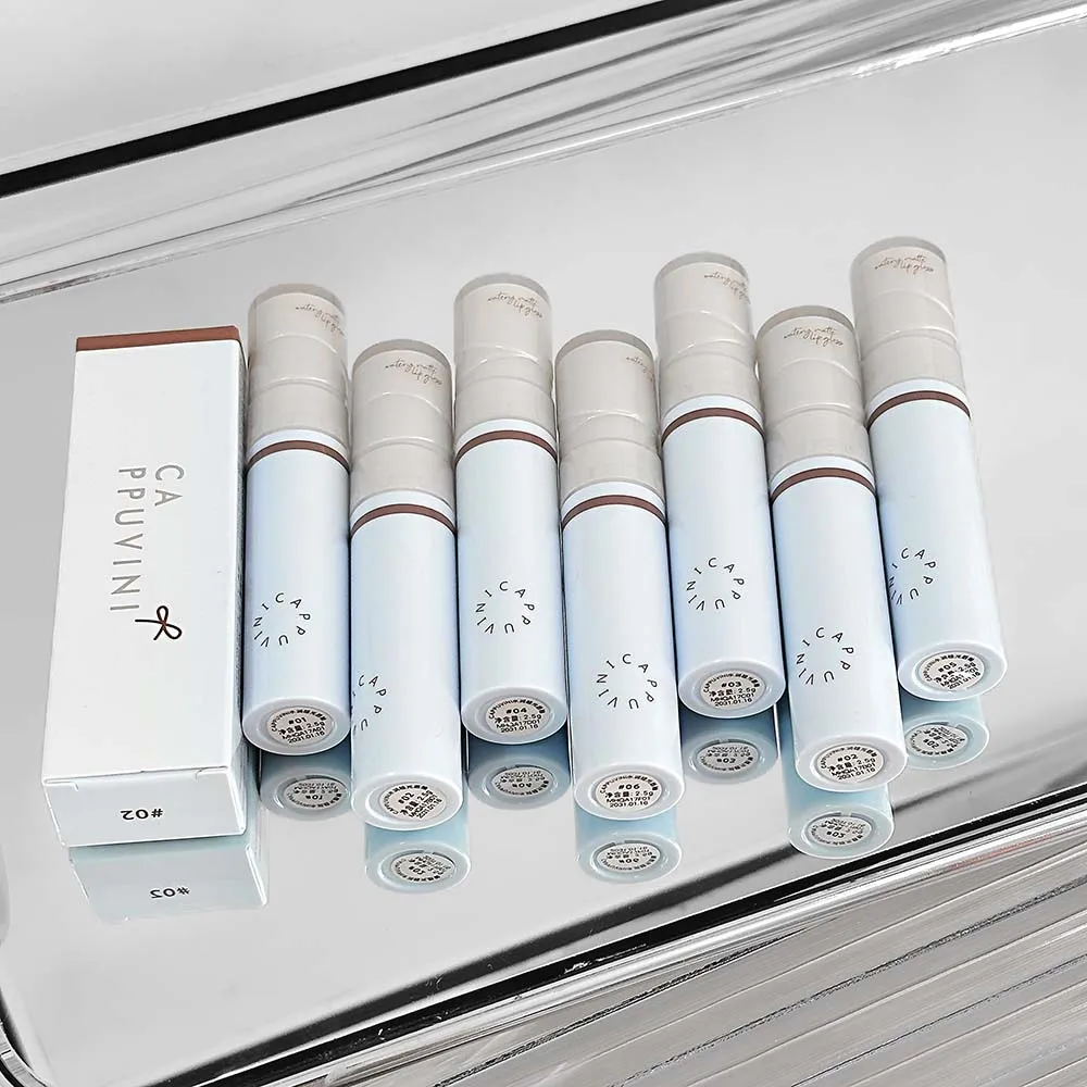 Hydrating Mirror Glossy Liquid Lipstick Reddish Brown Lip Tint_voghion.com