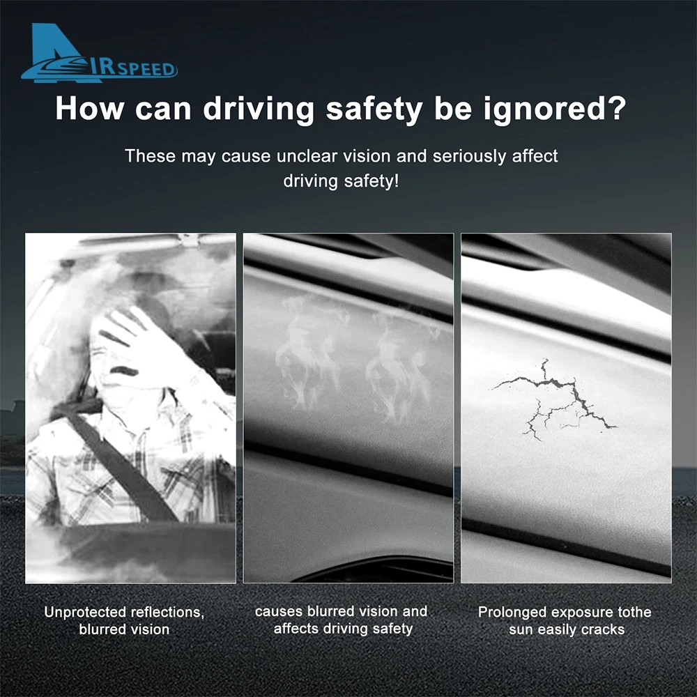 وسادة غطاء لوحة عدادات الفانيلا العلوية مانعة للإن...