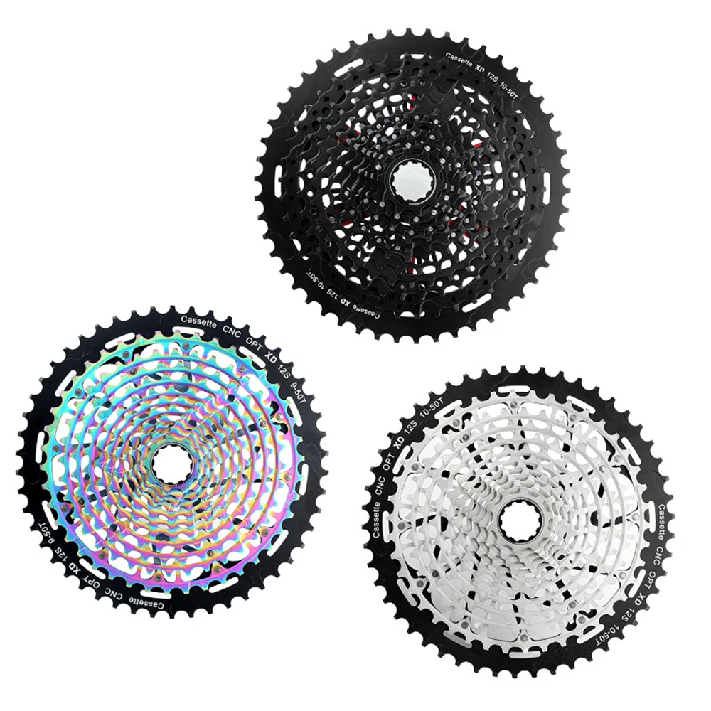 Sunshine Mtb Xd Cassette 11S/12S Ultralight Rainbow Cassette Cnc K7 Colorful Ult Mountain Bike Volano Per Shimano Sram Xd