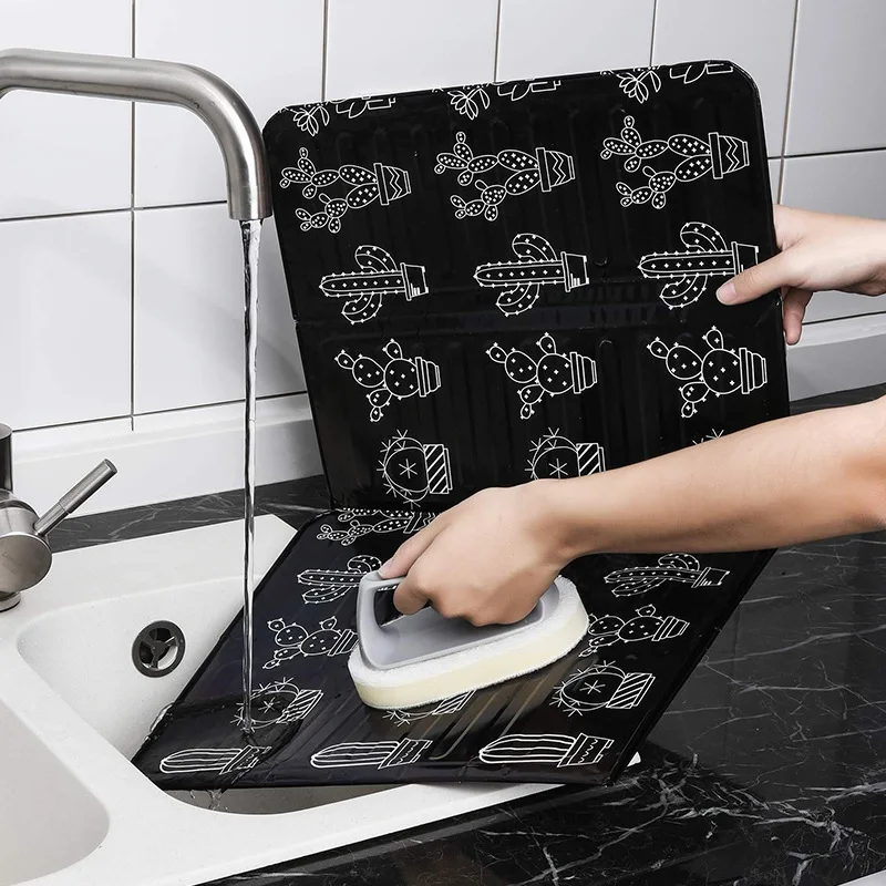 Foldable Gas Stove Baffle Aluminum Foil Oil Baffle Cooking Oil Separator Protective Cover Kitchen Accessories Splash Screen 1PC kitchen splatter screen kitchen splash guard