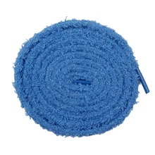  1 Pair 120/140/160cm Towel Plush Round Shoelaces 6.5mm Premium Fluff Soft Caterpillar Shoe Laces For Sneakers Sports Shoes 