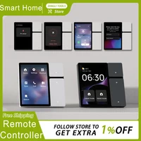 Tuya Smart Home Control Panel 3.5 Inches WiFi MOES Zigbee Wall Switches Home Automation LCD Screen Coustom IR Remote Controllers