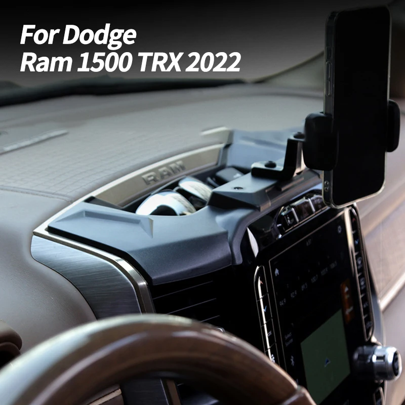 Soporte magnético para teléfono y soporte para teléfono de automóvil para  Dodge Ram 1500 - 5500 2019+ Carrocería nueva. No es compatible con TRX
