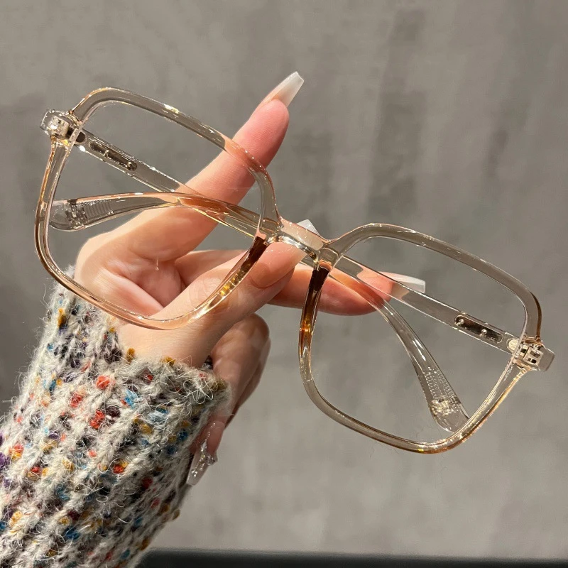 Unisex Fashion Oversized Square Sunglasses with UV400 Photochromic Lenses