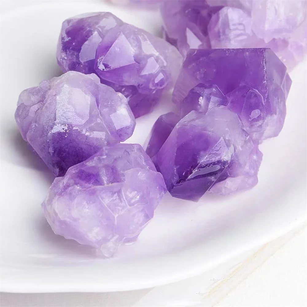 

Bulk Lot Natural Amethyst Flower Points Rough Stone And Meditation Reiki Healing Mineral Specimen Home Decor