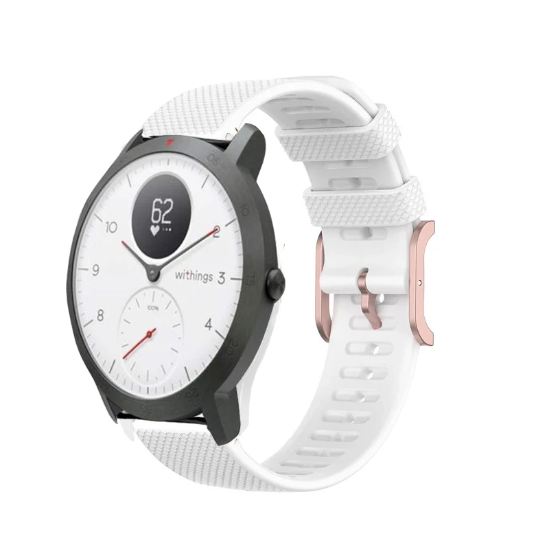 Cinturino Da Polso Per Nokia Withings Scanwatch Move Steel Hr 40Mm Sport Weloop Xiaohei 2/3 Hey 3S Cinturino Per Orologio