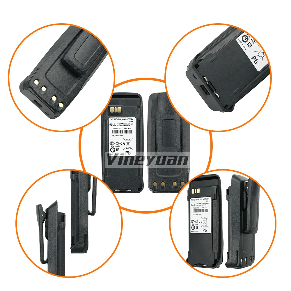 2PC Replacement Battery For Motorola DP2400 DP2600 P6600 PMNN4415