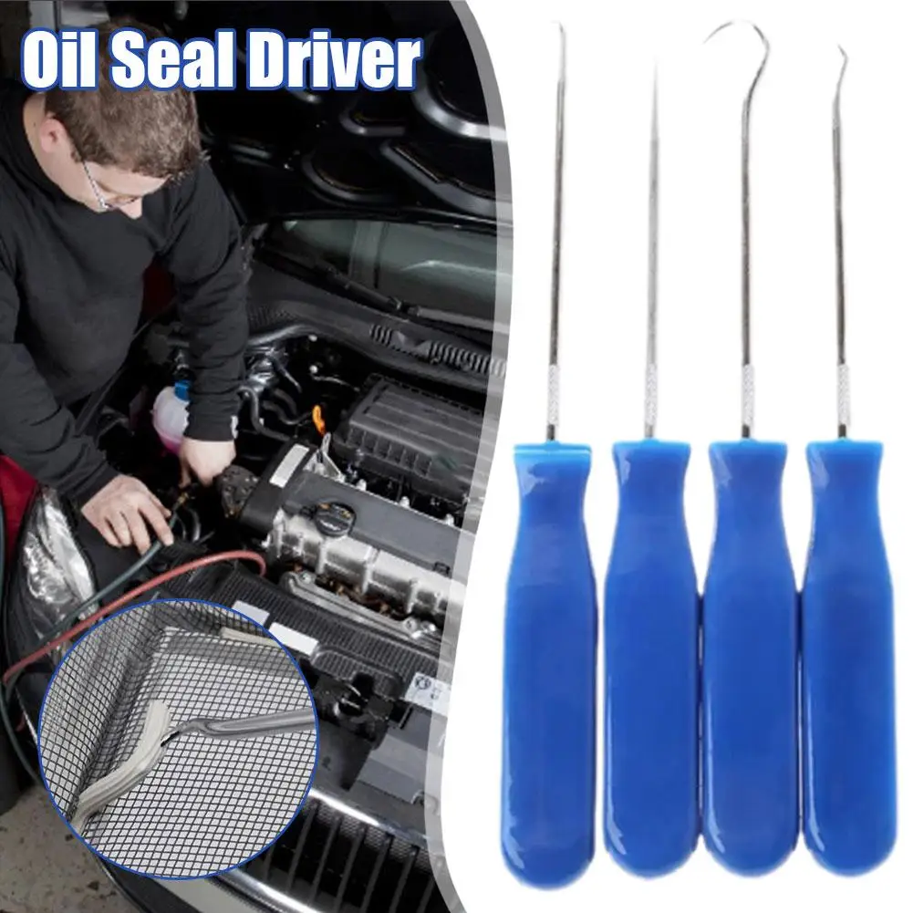 

4Pcs Oil Seal Screwdrivers Set Car Auto Vehicle Pick Hooks For Garages General-Plumbers Mechanics Workshop Car Tools 135mm