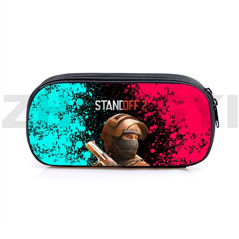 

New Kids Standoff 2 Game Pencil Case Waterproof Cosmetic Bag Examination Dedicated Pen Box Stationery Storage Bags Makeup Pouch