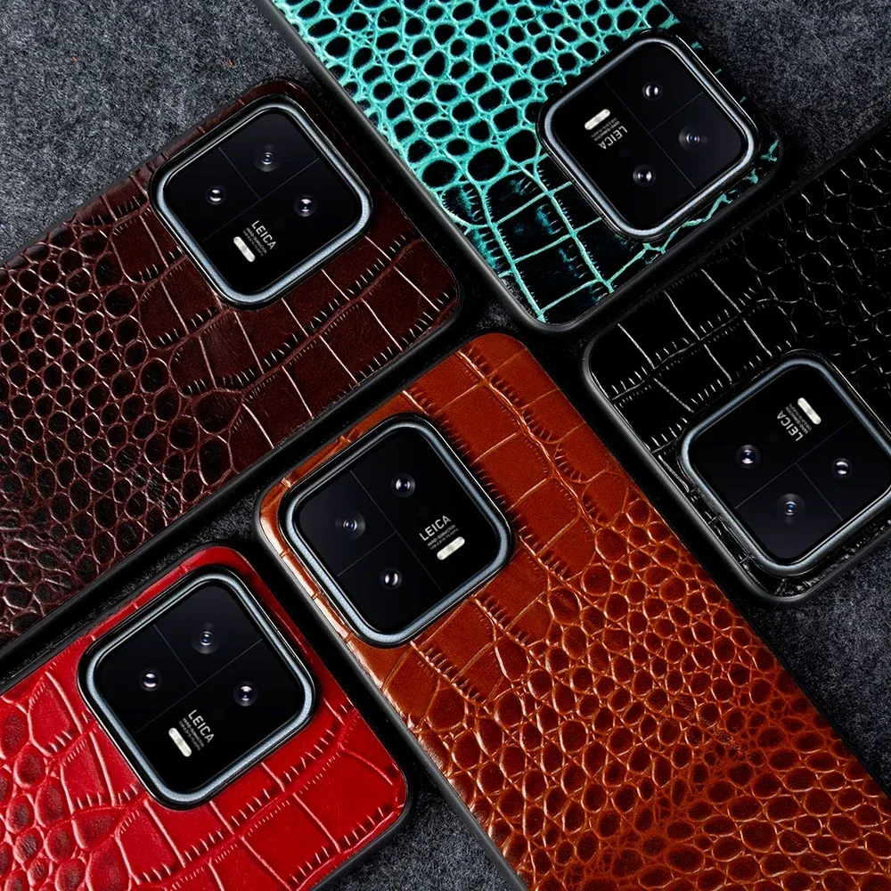 Luxury Genuine Leather Phone Case Cover & Back Shell