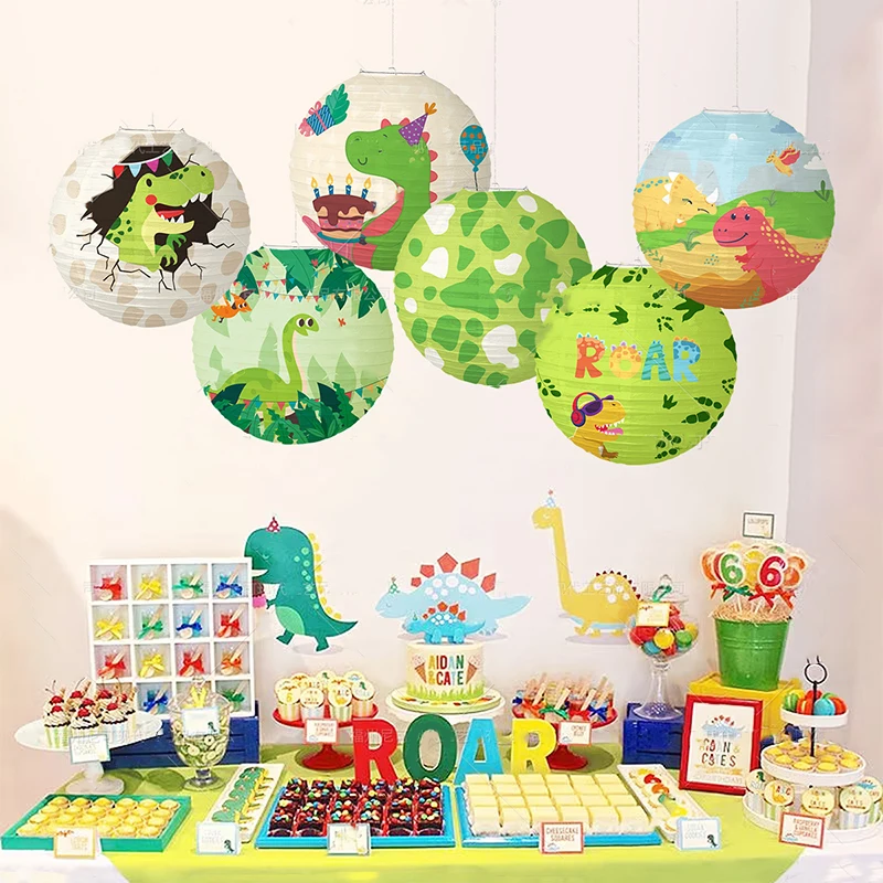 

Dinosaur Party Paper Lantern Dino Roar DIY Decor Kids Boy Dinosaur Birthday Party Decoration Jurasic World Jungle Party Decor