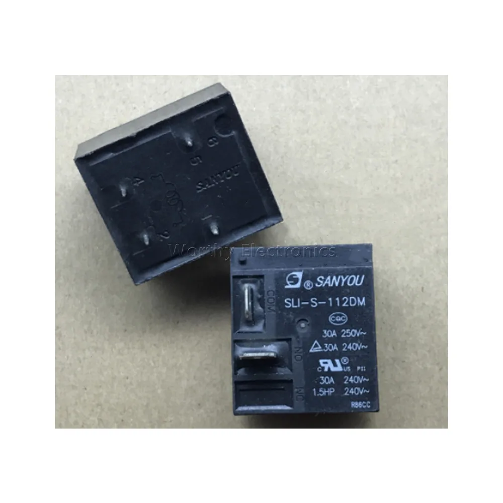 Free shipping  10pcs/lot   SLI-S-112DM 30A250VAC 12VDC 4PIN Relay