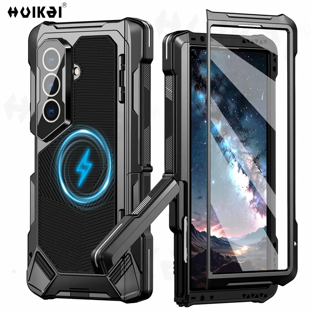 Ultra Durable Metal Bumper Heavy Duty Shockproof Rugged Case with Screen Protector