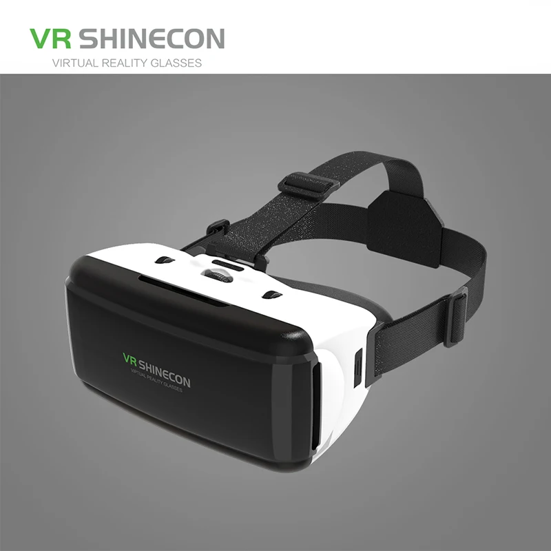 VR Shinecon 3D окуляри Віртуальна реальність Casque Goggles HeadsetFor Cell Phone Мобільні смартфони Бінокль Відеоігри Wirth Lens