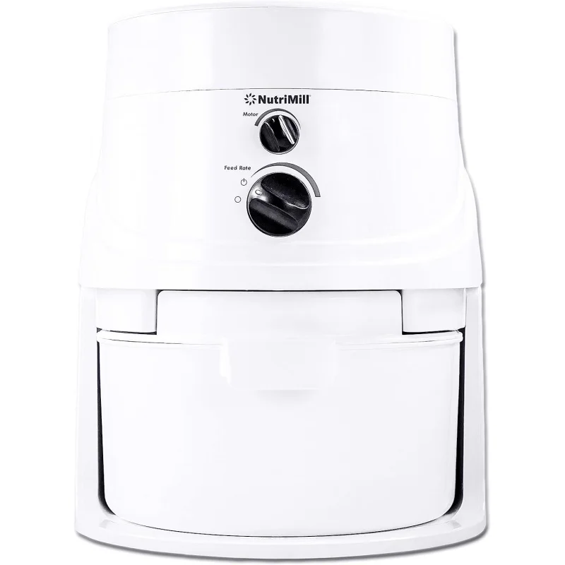 

NutriMill Classic High Speed Electric Grain Mill for Fresh Flour Wheat Grinder with Stainless Steel Milling Heads