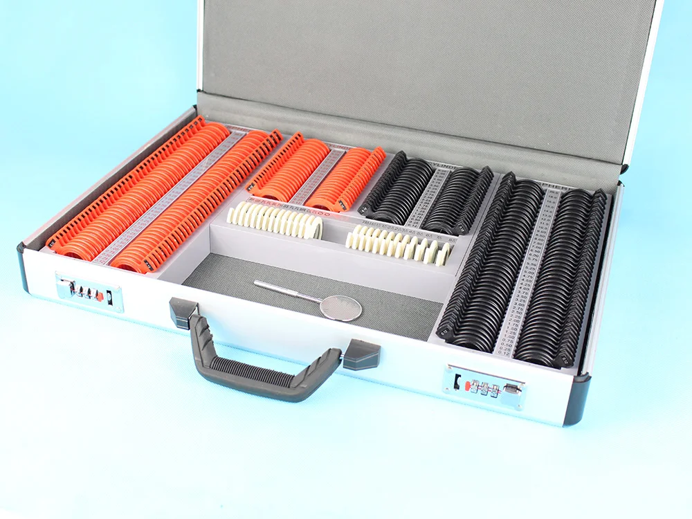 266 Trial lens set Optical trial lens case Plastic rim Aluminum case Free trial frame included