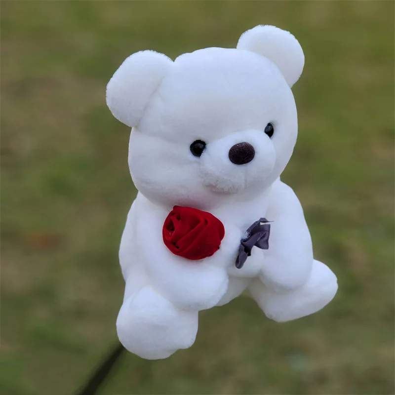 Cartoon Golf Headcovers Plush Cute Golf Driver Fairway Wood Putter Headcover Accessory White Brown Colors golf club headcover