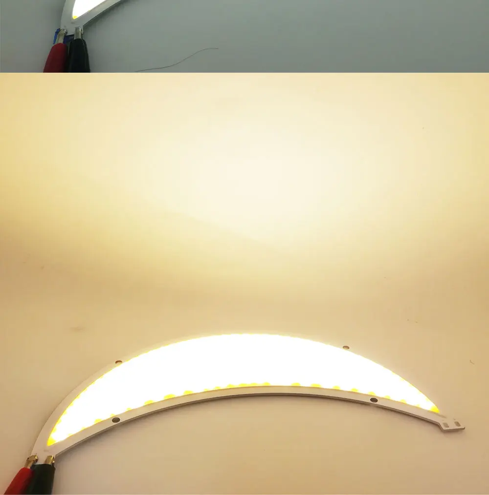 180MM 50W Moonshaped COB Lampe Mond LED DC 12-14V Warm Kaltweiß Ultra Helle DIY Glühbirne – Detail 8