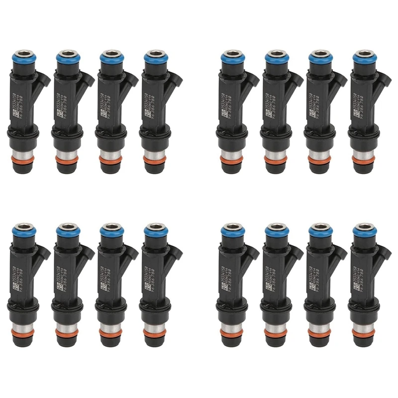 

16Pcs/Set Fuel Injector For Chevrolet-Aveo 1.6L L4 Pontiac Wave 96386780 25334150 FJ720 4G1889 Car Accessories