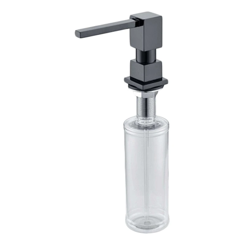 Liquid soap dispenser Sanitary ZorG ZR-22 BLACK | Обустройство дома